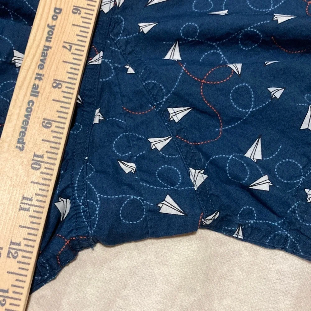 Duluth‎ Trading Co 100% Cotton Paper Airplane Short Sleeve Shirt | Slim Fit